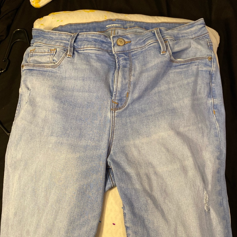 Light blue jeans
